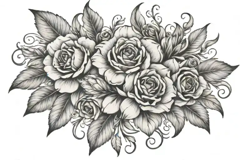 Country Chic Tattoo Design