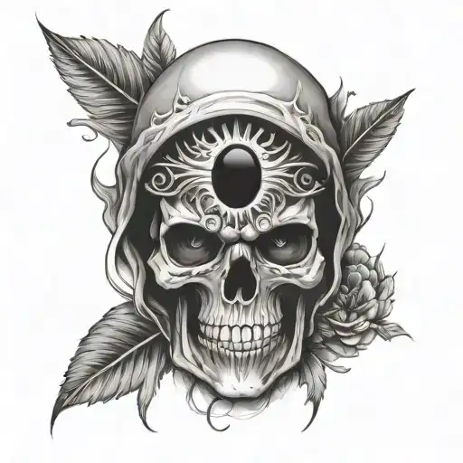 Skull Eye For An Eye