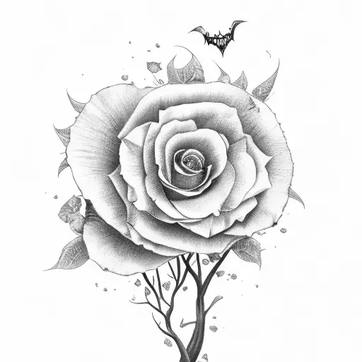 Gore Blood Halloween Floral