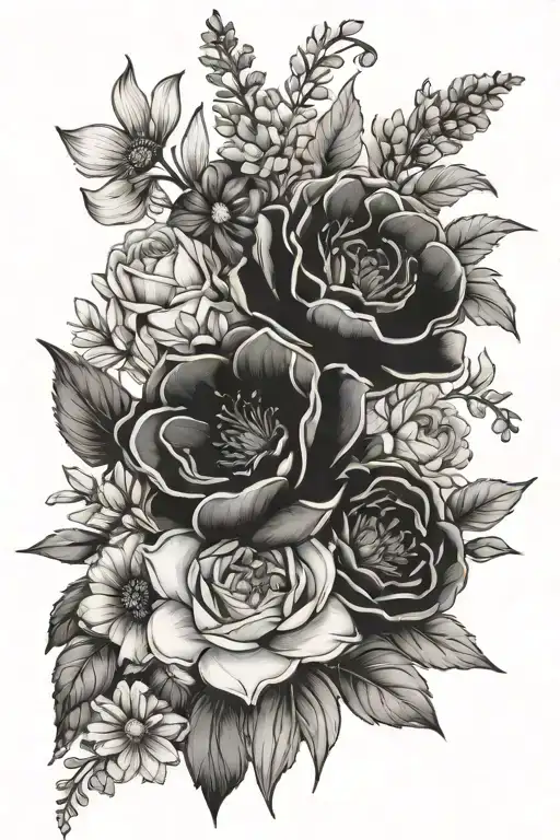 Birth Flower Bouquet