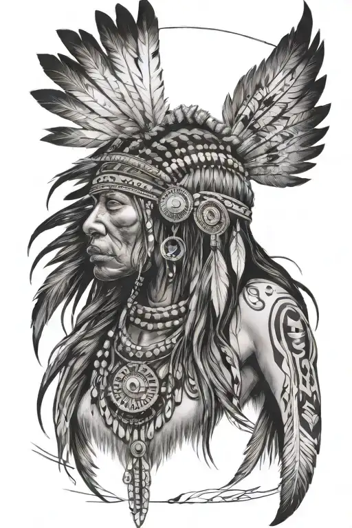 Apache Native American Tattos For Women