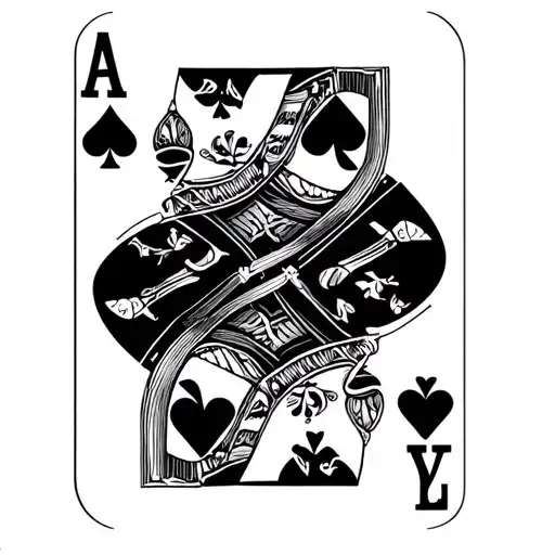 Card Deck 2 And Queen Of Hearts