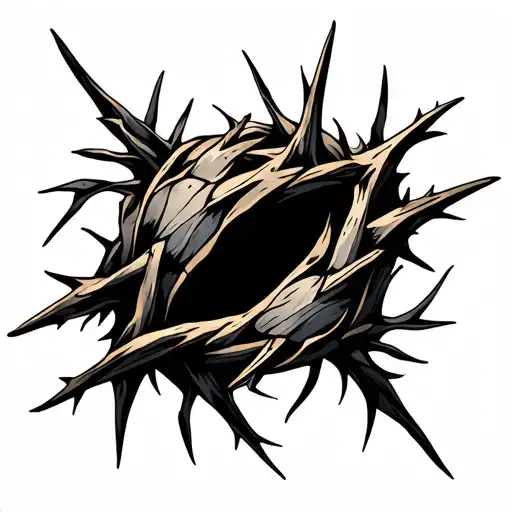 Simple Crown Of Thorns