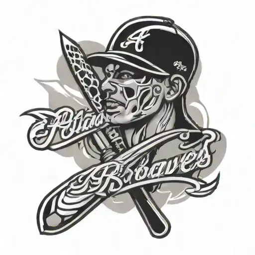 Atlanta Braves A Symbol Sleeve