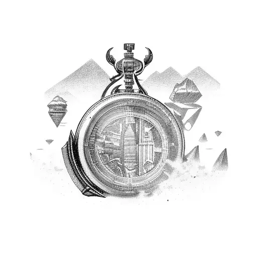 A Travel Guide Leading A Group Of Adventurers To A Hidden Treasure