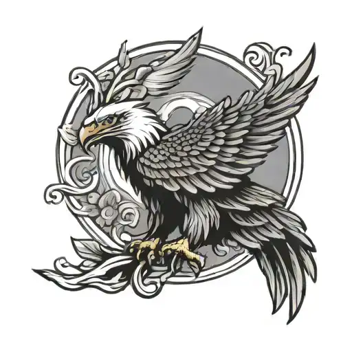 Eagle With Leprechaun