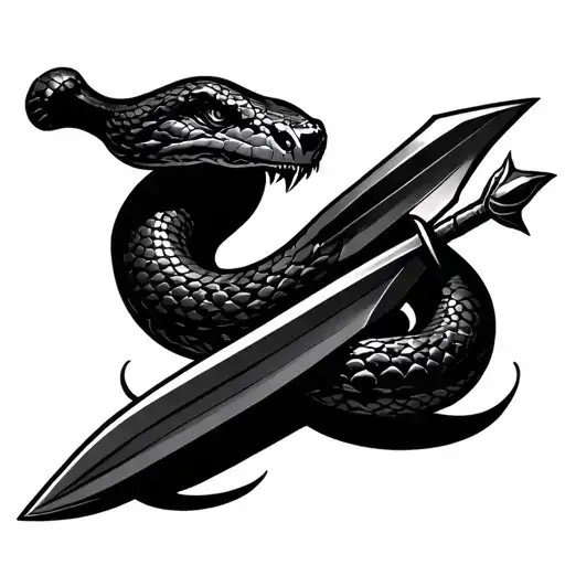 Snake And Dagger Playing Chess Pieces Incorporated