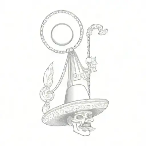 Switch The Head Arc For A Mexican Sombrero Hat