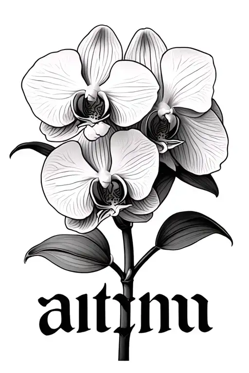 Orchid Flower Without Stem