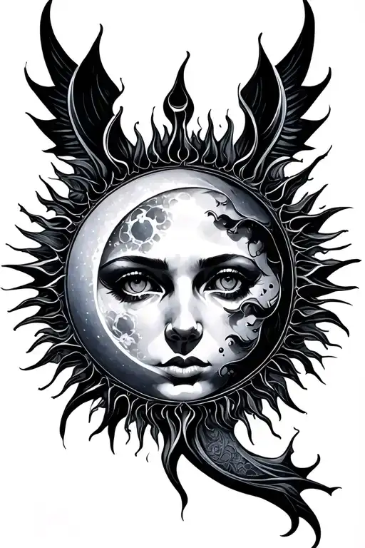 Gothic Sun And Moon