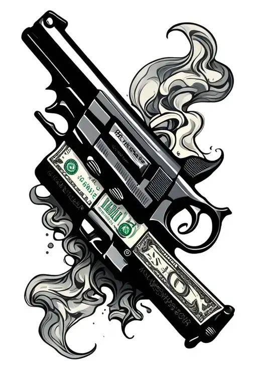 Risk To Be Rich Guns Smoke Money