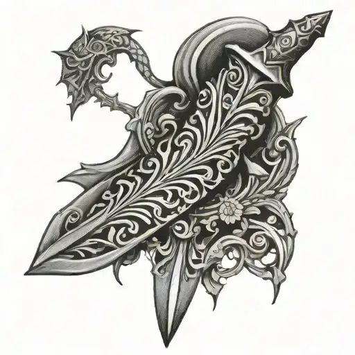 Deamon Dagger Going Vertically