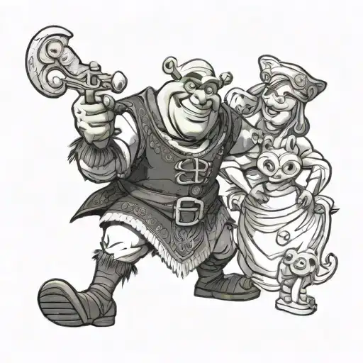 Shrek At The Wedding