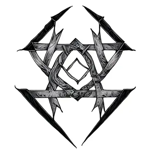 Star Of David And Cross