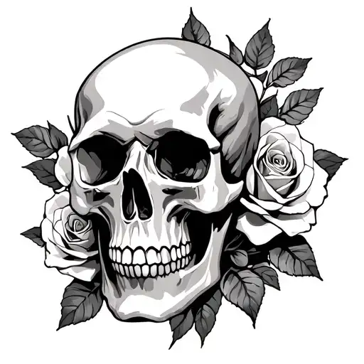 Skull N Roses