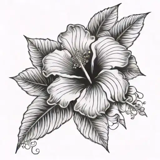 Hibiscus And I Love You