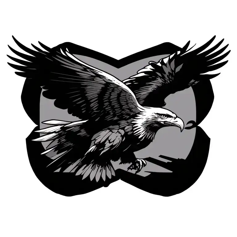 Mechanical Eagle In Flight