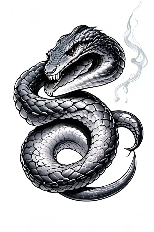 Smoke Snake Wrapped