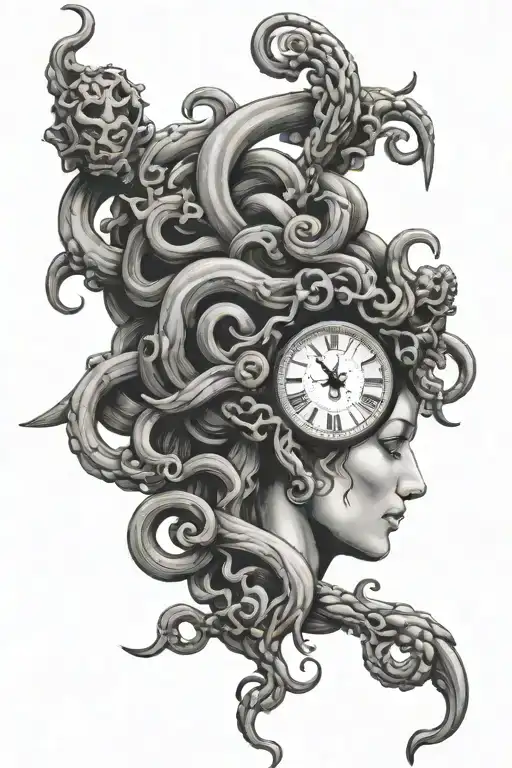 Medusa And Broken Clock