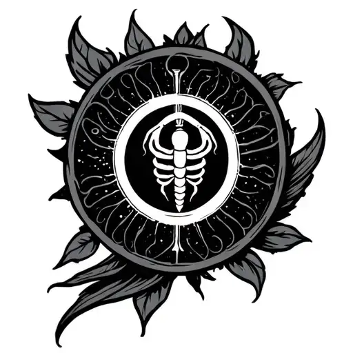 Circle Cancer Sign On Back Hand