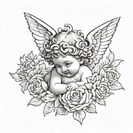 Good And Eveil Cherub