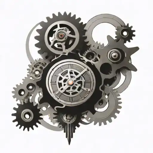 Clock Mechanism Intertwined