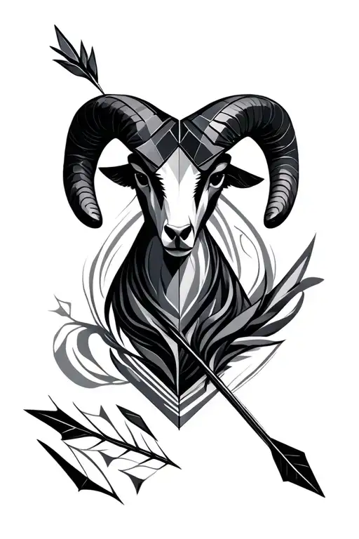 Aries Arrow Geometric