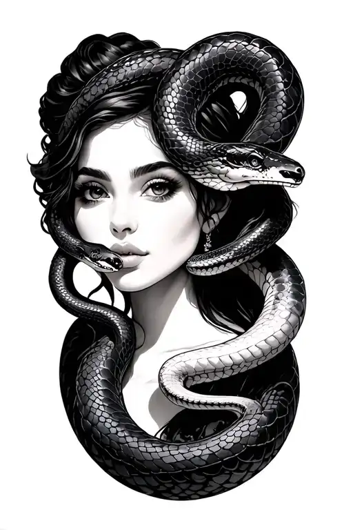 Serena And June 13Th And Snakes Wrapped