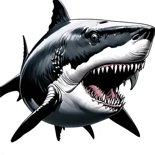 Shark With Legs And Muscles