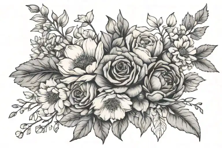 Birth Flower Bouquet