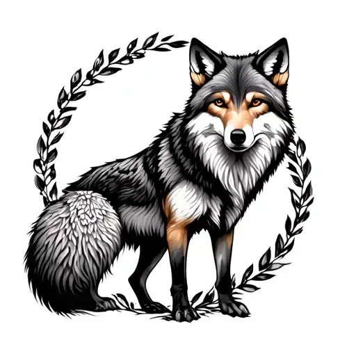 Wolf And Fox Surrounded