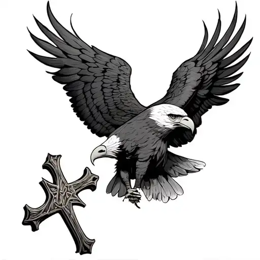 Eagle And Cross