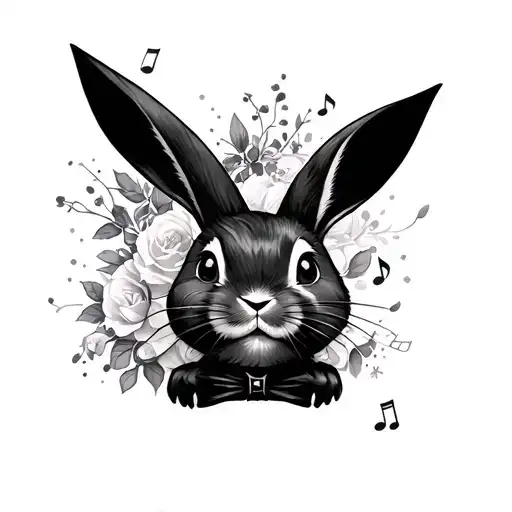 Music Inspired Playboy Bunny
