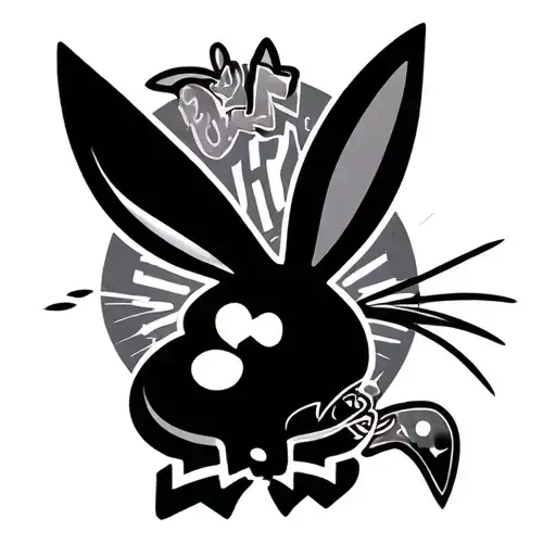 Music Inspired Playboy Bunny Logo