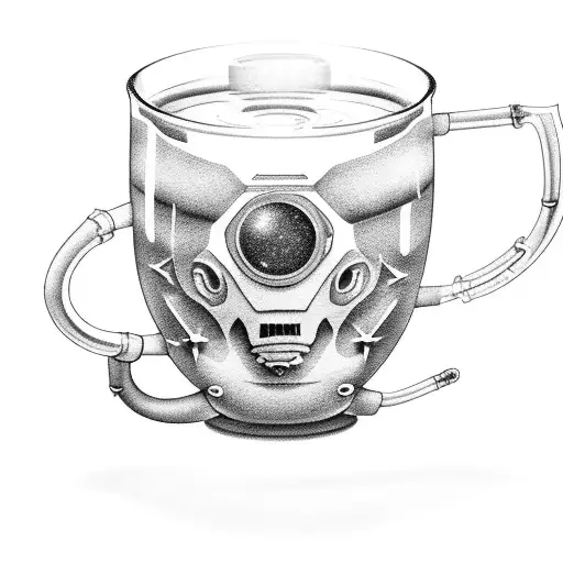 Constellation Of Beer Mugs Shaped Like Alien Spacecraft