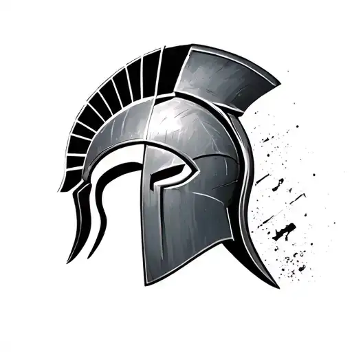 Spartan Helmet With 6