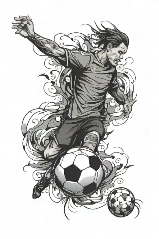 Soccer And Love Symbol