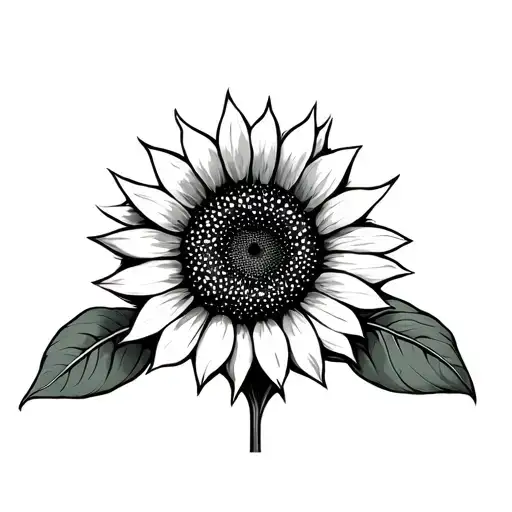 Sunflower And Sun Rays