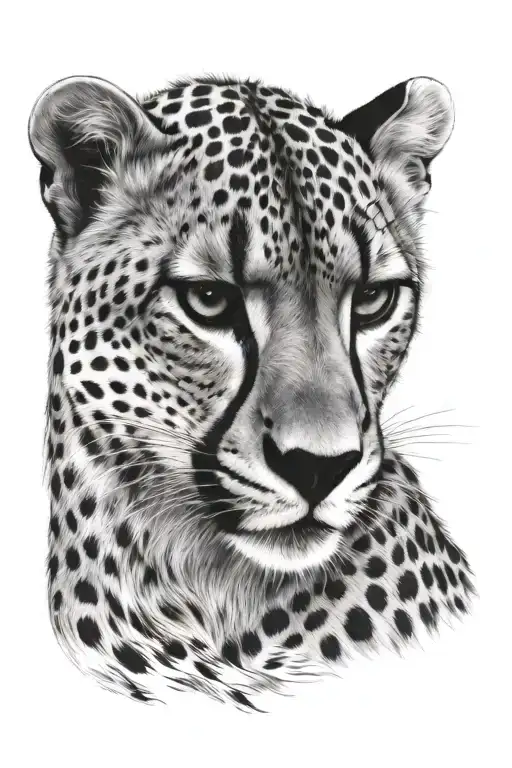 Cheetah Showing Strength