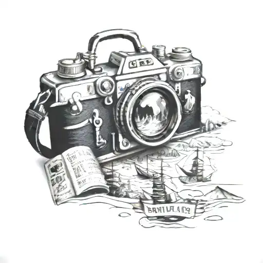 Fine Line Tattoo Love Travel Nostalgia