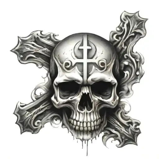 Skull And Cross