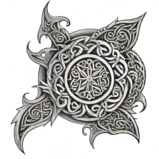 Celtic And Viking Sleeve