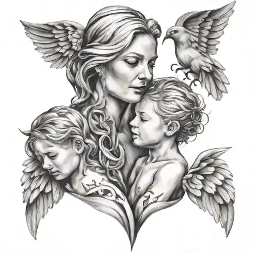 Mother Son Daughter Love Freedom