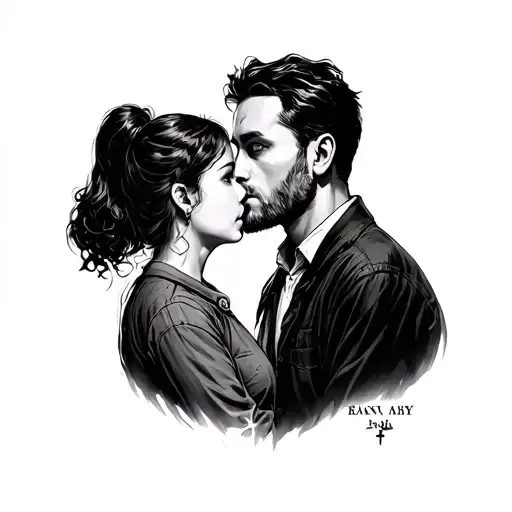 The Father And Daugther Of Interesstellar Movie With Reference Of The Line And Scene Stay