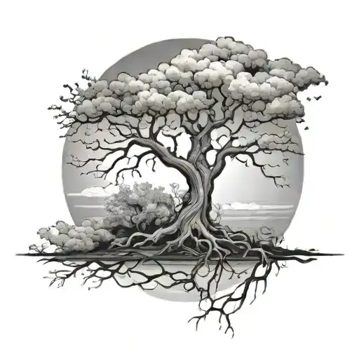 No Leaf Poison Tree With Storm Above It