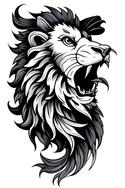 Fish Lion As Well As Symbols