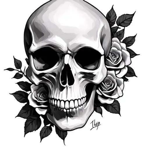 Skull And Roses