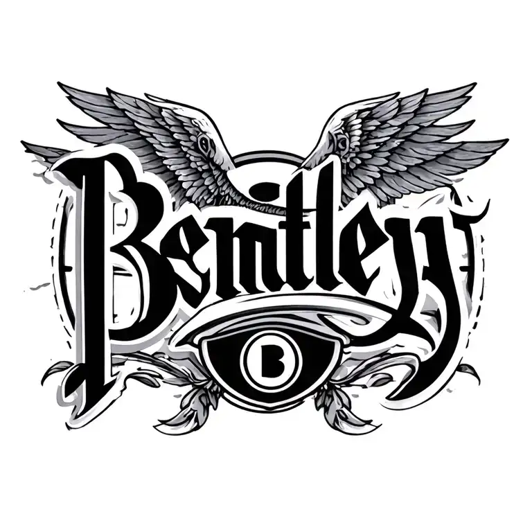 Name Tattoo Bentley