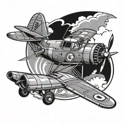 Forst Firefighter Water Bomber Plane Flying