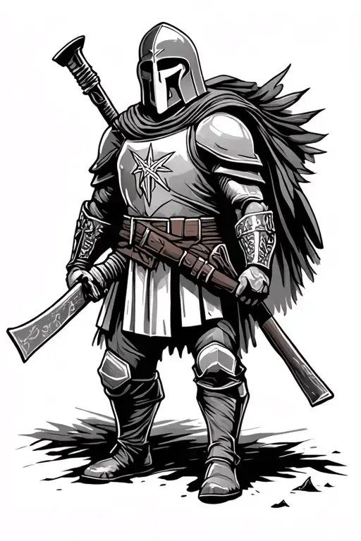 Spartan Soldier Holding